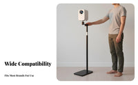 Universal Compatibility Display Device Floor Stand Space-Saving Design Display Device Tray Stand Heavy-Duty Carbon Steel Sturdy Construction for Renters, Bedroom, Small Areas, Living Room