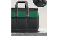 Oxford Cloth Tool Bag Reinforced Tool Bag with Shoulder Strap Structured Large Capacity for Technicians, Job Sites, Workshops