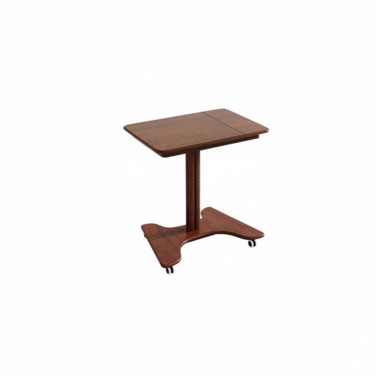 Height Adjustable Rolling C-Shaped Desk Space-Saving C-Shaped Overbed Table Multi-Functional Household Furniture Nordic aesthetic for Students, Remote Workers, Apartment Dwellers, Bedroom, Home Office, Small Spaces, Living Room