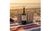 Wine Bottle Cooling Sleeve Flexible Wine Cooler Sleeve Bottle Cooling Wrap with Hook-and-Loop Fastener Reflective Lightweight