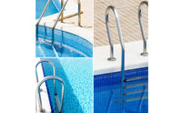Stainless Steel Pool Ladder Anti-Slip Pool Ladder with Steps Rustproof