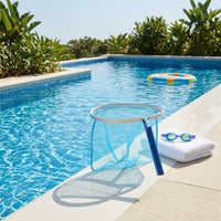 Aluminum Frame Pool Skimmer Net Fine-Mesh Pool Cleaning Net Heavy Duty Leaf Skimmer Deep