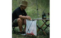 Metal Trash Bag Frame Space Saving Folding Trash Bag Stand Easy to Use
