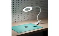 Attachable Lamp Flexible Gooseneck Lamp with Clip Handsunrestricted