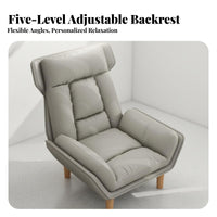 Reclining Design Highspine Lounge Sack Comfortable Lounge Chair Ergonomic Home Seating for Adults, Students, gaming enthusiasts, Living Room, Bedroom, perusing corner, Meditation