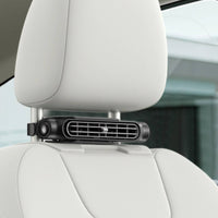 3-Speed Car-Mounted Seat Fan Slim Adjustable Car Fan Rectangular
