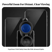 Large 50mm Opening Handheld Tele with Tripod Portable High Power Monocular HD Optics High Power Zoom Monocular Low-Light for Bird Watchers, Sports Fans, Wildlife Spotting, Hiking, Camping
