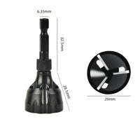 Deburring Tool with Hex Shank Removing Burr External Chamfer Tool Deburring Drill Bit Smoother Cut Chamfer Drill Bit Three-Edge
