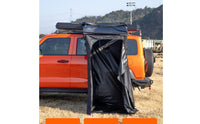Car Shower Tent Moisture-Resistant Car-Side Tent with LED Light Portable Changing Room Compact Private for Overlanders