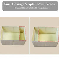 Compartmented Clothes Box Large Capacity Closet Organizer cleanable for Dorm Room