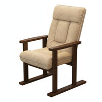sturdy Wood Frame paddinged Wooden accent Chair Relaxed Recline Armchair High backrestrest Indoor Seating Ergonomic Design for Home Office Users, Readers, home dwellers, Living Room, Bedroom, perusing Corner, Balcony