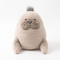 Soft Soft Toy Seal Huggable Seal Stuffed Animal Fuzzy Stuffed Sea Animal 35 Cm for Children, Toddlers, Baby, Bedtime, Nursery, Sofa