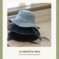 Wide Brim Hat UPF 50+ Foldable Unisex Outdoor Sun Protection