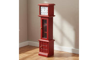Miniature Standing Clock Decorative Floor Clock Model Compact Size Dollhouse Furniture