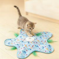 Rechargeable Electric Cat Toy Automatic Interactive Cat Toy Indoor Long-Lasting for Kittens