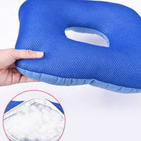 Hollow Seat Cushion Breathable Cushion with Mesh Cover Washable for Office, Home