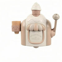 Side Lever Ice Cream Bath Toy Pretend Play Plastic Ice Cream Machine Toy Long-Lasting Educational