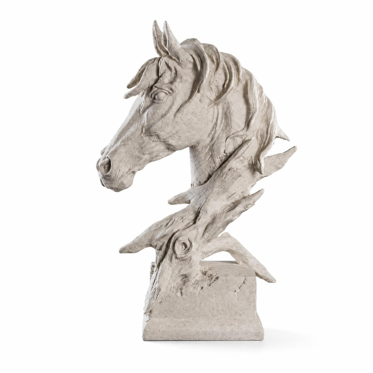 Tabletop Abstract Horse Head Decor Large Resin Horse Sculpture for Tv Cabinet, Desk, Office