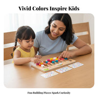 Early Learning Color Recognition Training Game Educational Inspired Sliding Reasoning Brainteaser Board Improves Hand-Eye Coordination