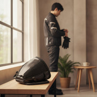 Waterproof Motorcycle Rear Seat Bag Multifunctional Motorcycle Luggage with Shoulder Strap Sturdy Universal for Commuters