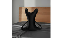 Adjustable Straps Chest Support Pillow Zippered Cover Wearable Chest Pillow Sleek Textile Sleep Accessory Soft Filling