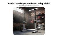 280kg Load Capacity Adjustable Squat Rack Stable Construction Multi-Function Barbell Rack Anti-Vibration Design Adjustable Barbell Stand Safety Locking System for Weightlifters, Bodybuilders, Beginners, Home Gym