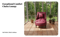 Elegant Design Upholstered Fainting Couch timeless design Chaise Lounge Comfortable Recliner Daybed long-lasting Frame for Adults, Homeowners, Interior Designers, Living Room, Bedroom, perusing corner, Study