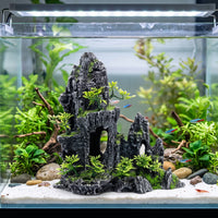 Aquarium Mountain View Stone Ornament Looking Artificial Rockery Ornament Realistic Aquarium Rock with Caves