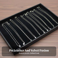 Jewelry Display Tray Multi-Functional Band Holder Tray Soft Textile Jewelry Drawer Organizer Adjustable Compartments for Women