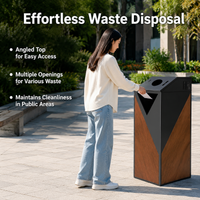 Sharps Bin for Healthcare Facilities, Large Capacity Freestanding Clinical Sharps Bin, Medical Hazardous Waste Bin Commercial Use