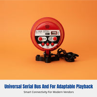 Outdoor Handheld Megaphone, Rechargeable Loudspeaker, High Volume, PA Amplifier for Stall Sales