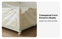 Dustproof Disposable Dust Cover Thickened Material Plastic Bed and Sofa Cover Waterproof for Movers, Painters, Renovation, Storage, Painting
