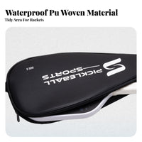 Pickleball Paddle Cover Portable Pickleball Racket Case Single Racket Case Lightweight Fastener Ed Paddle Bag Easy to Carry
