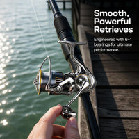 XSHARKS LA Series Full Carbon Spinning Reel for Lure Fishing, Freshwater & Saltwater