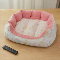 Pet bed set of 3, fluffy pillow for small to large pets, pet basket sofa 50-60cm, cuddly