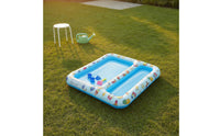 Portable Sand and Water Pool Lightweight Inflatable Play Basin Compact Safe for Garden