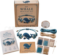 DIY Beaded Bracelet Making Kit with Various Animal Charms