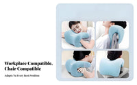 Office Chair Headrest Attachment Slow Recovery Office Chair Neck Pillow Desk Resting Pillow Skin-Gentle for Students