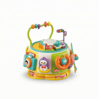 Activity Cube with Learning Activities Educational Activity Toy with Handle Busy Toy with Handle Child-Led for Toddlers, Travel