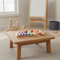 Kids Wooden Xylophone Music Learning 8 Note Rainbow Glockenspiel Educational Colorful 8 Key Xylophone for Young Children, Infants