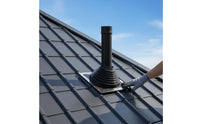 Roof tube Flashing Heat Resistant Silicone Roof Flashing Stepped Cone Square Base tube Boot