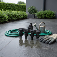 5 Way Garden Hose Splitter Heavy-Duty 5-Port Hose Splitter Easy to Use for Irrigation
