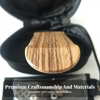 Non-Slip Grip Zebrawood Fingerboard Fluid Rolling Wheels Professional Fingerboard Kit Easy to Assemble for Teens, Kids, Indoors, Home, Desk