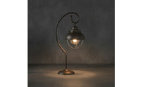 Retro Design Industrial Table Lamp Decorative Industrial Enclosure Lamp Ambient Light Home Lighting Iron Body for Restaurant, Hotel