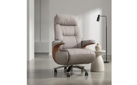 Executives Office Chair Padded Reclining Office Chair Caster Wheels