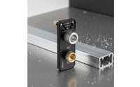 Accurate Positioning Aluminum Profile Drilling Jig Quick Clamping Aluminum Extrusion Hole Guide Easy to Use 30 45 90 Degree Drill Guide for DIY Woodworkers, Furniture Makers, Workshop, Metalworking