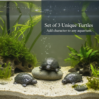 Ceramic Turtle Figurines for Aquarium and Micro Landscape Decor