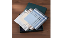 3 Pieces Plaid Pocket Squares Soft Pocket Squares Lightweight Hankies for Men, Seniors, Daily Use, Travel, Gifting
