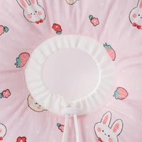 Head Cone for Pet Recovery, Padded Donut material with Drawstring, Comfortable Pet Cone for After Surgery, Adjustable Anti Bite