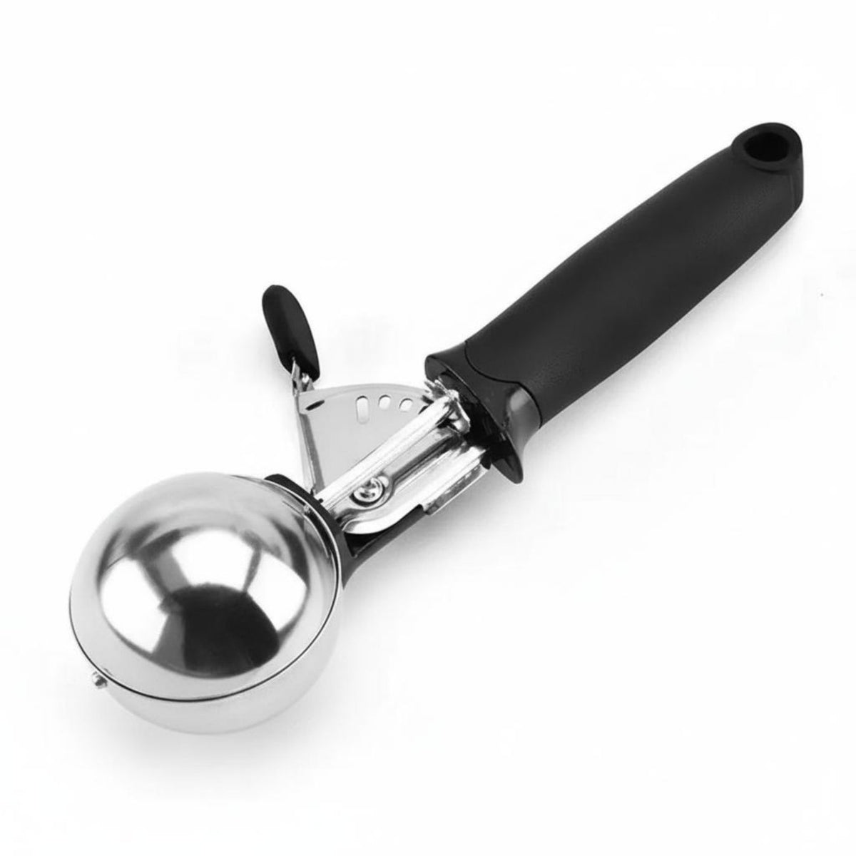 Heavy Duty Ice Cream Scoop Easy to Clean Stainless Steel Portioner Dishwasher Safe for Restaurant